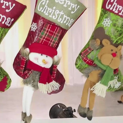 Big christmas stocking set